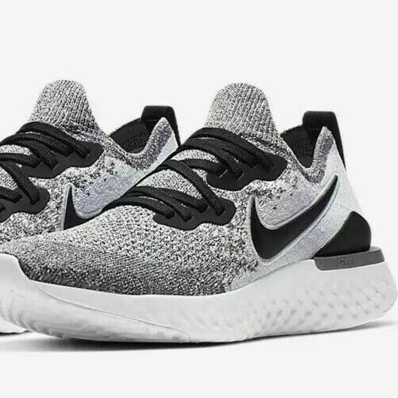 Nike Shoes - Nike Epic React Flyknit 2 White Black Oreo BQ8927-102 Women’s Size 8 Run…